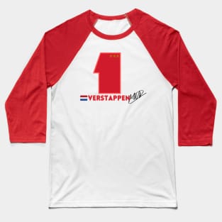 Max Verstappen Number Design Baseball T-Shirt